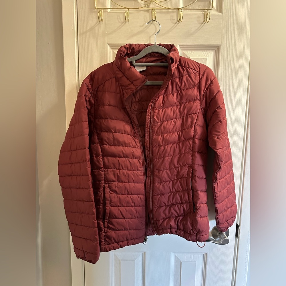 Columbia Puffer Jacket - Brick Red